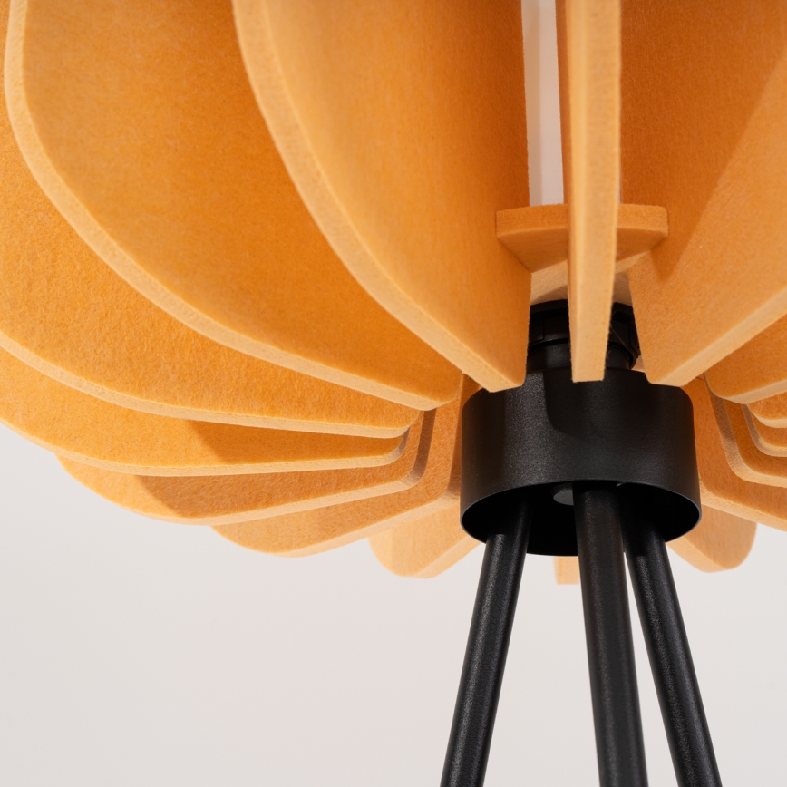 Подова лампа MULA 1xE27/15W/230V жълта