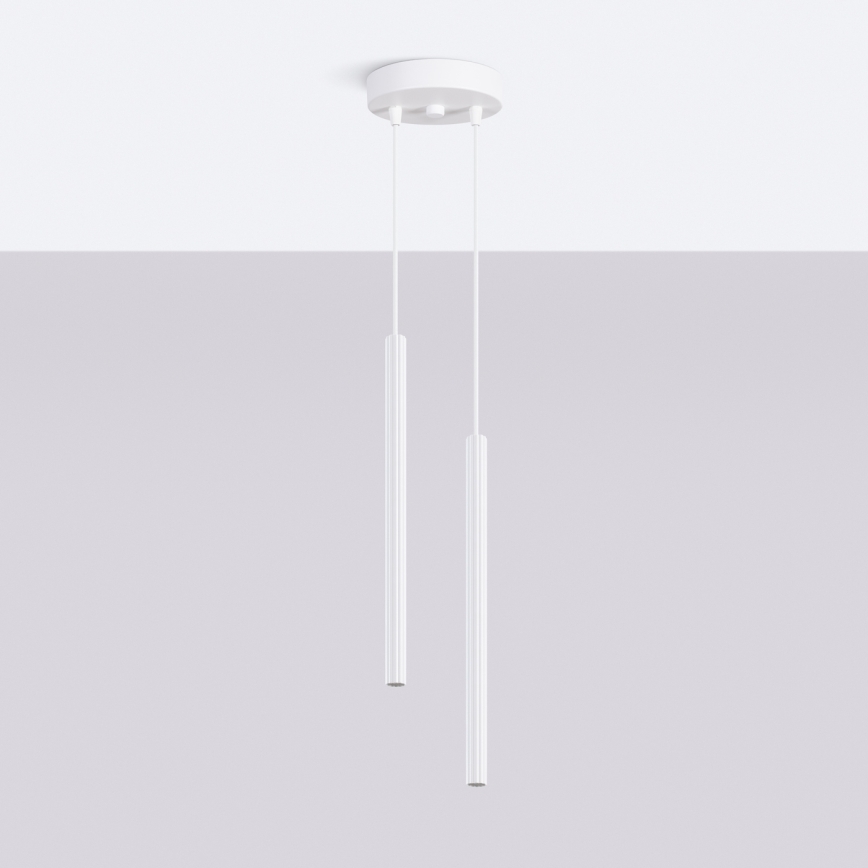 Полилей на кабел ARCHE 2xG9/8W/230V бял