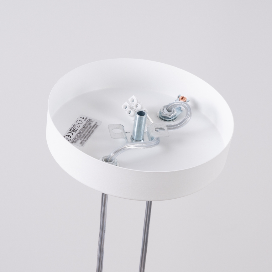 Полилей на кабел LAGOS 2xGU10/10W/230V бял