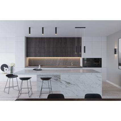 Пендан на кабел LAGOS 2xGU10/10W/230V черен