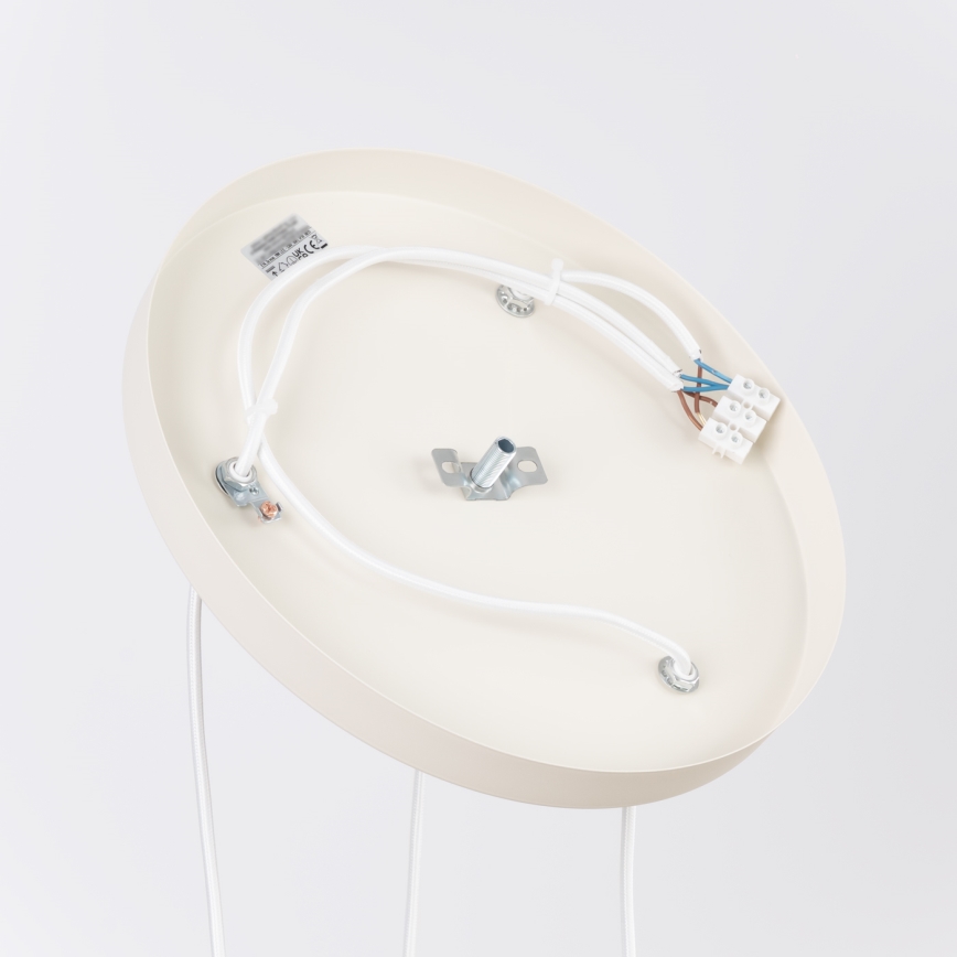 Полилей на кабел ESTRIA, 3xE14/10W/230V, диаметър 30 см, кремав