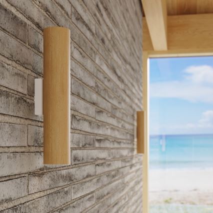 Стенно осветително тяло LINO 2xGU10/10W/230V бук