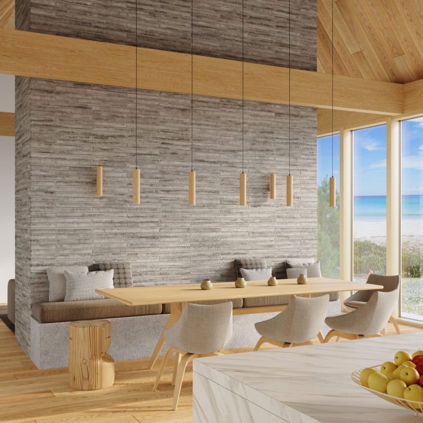 Стенно осветително тяло LINO 2xGU10/10W/230V бук