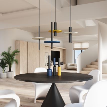 Пендел на кабел FELTRO 1xG9/8W/230V черен/жълт