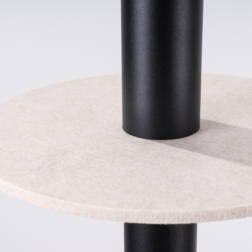 Пендел на кабел PELTA 1xGU10/10W/230V в цвят черно/кремаво