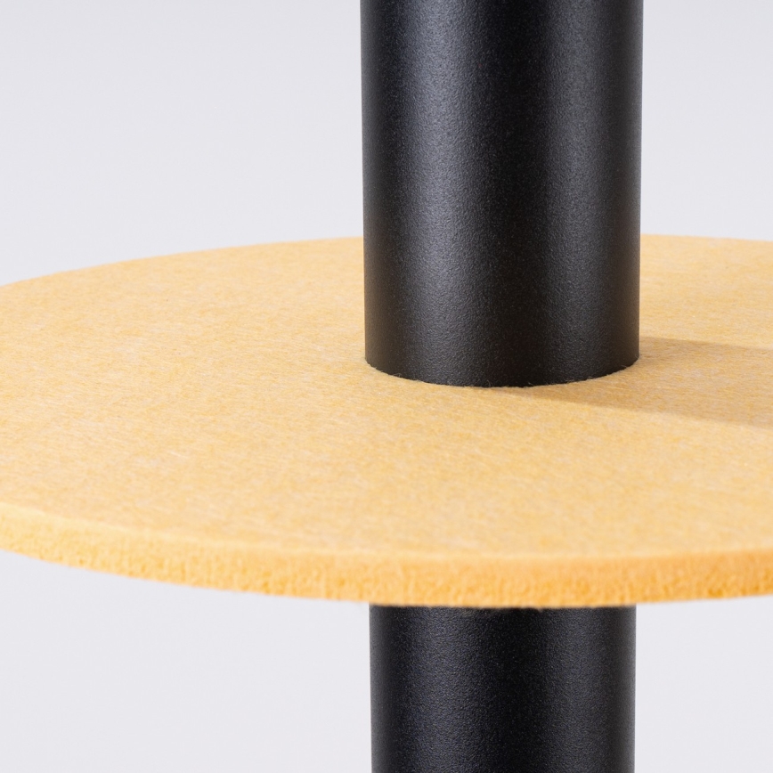 Полилей на кабел PELTA 1xGU10/10W/230V черно/жълто