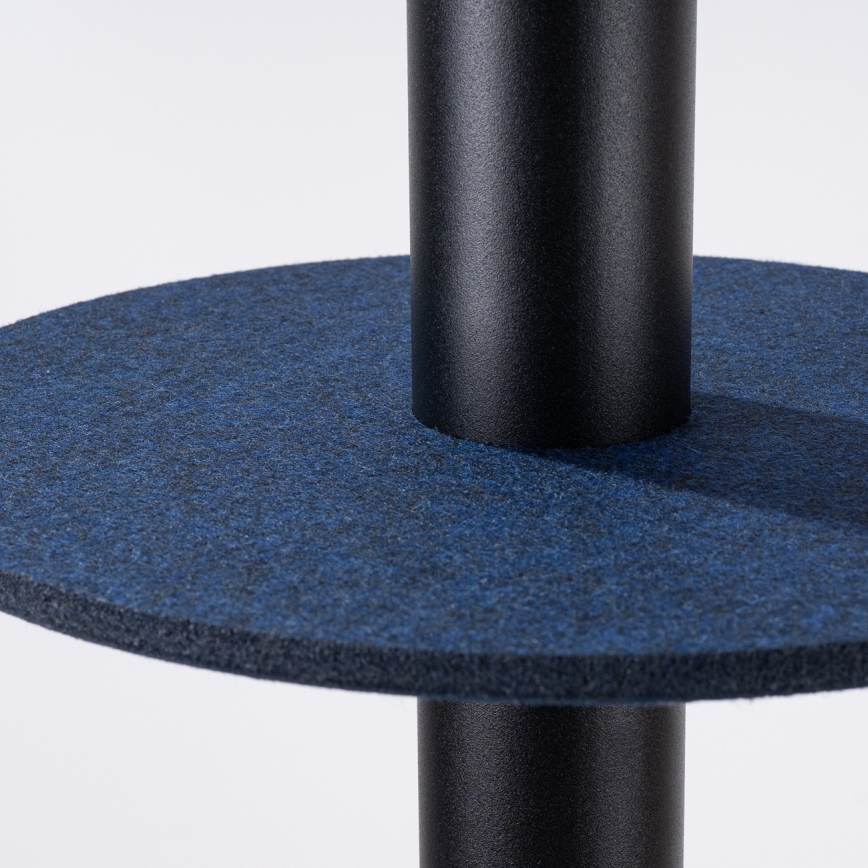 Пендел на кабел PELTA 1xGU10/10W/230V черно/синьо