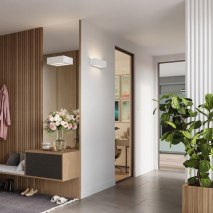 Стенно осветително тяло RIGATA 1xE27/15W/230V керамика/бяло