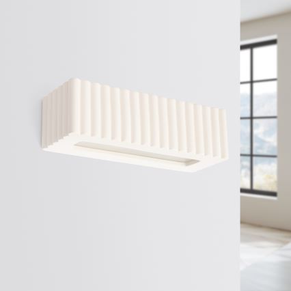 Стенно осветително тяло RIGATA 1xE27/15W/230V керамика/бяло