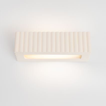 Стенно осветително тяло RIGATA 1xE27/15W/230V керамика/бяло