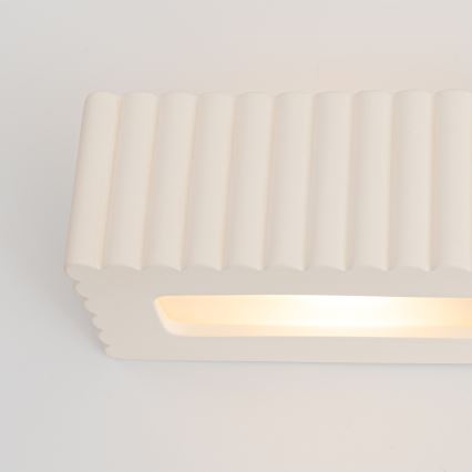 Стенно осветително тяло RIGATA 1xE27/15W/230V керамика/бяло