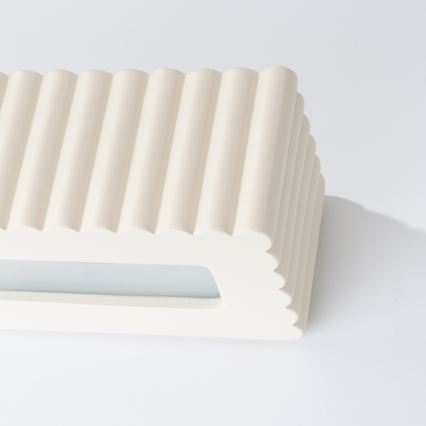 Стенно осветително тяло RIGATA 1xE27/15W/230V керамика/кремаво