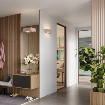 Настенно осветително тяло RIGATA 1xE27/15W/230V керамика/таупе