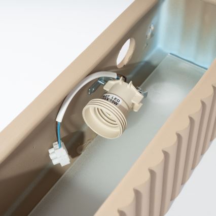 Настенно осветително тяло RIGATA 1xE27/15W/230V керамика/таупе