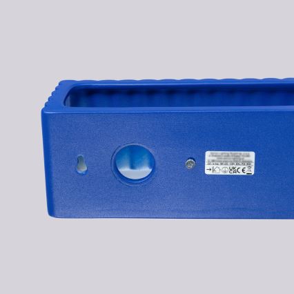 Настенно осветително тяло RIGATA 1xE27/15W/230V керамика/синьо