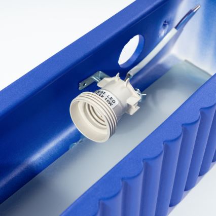 Настенно осветително тяло RIGATA 1xE27/15W/230V керамика/синьо