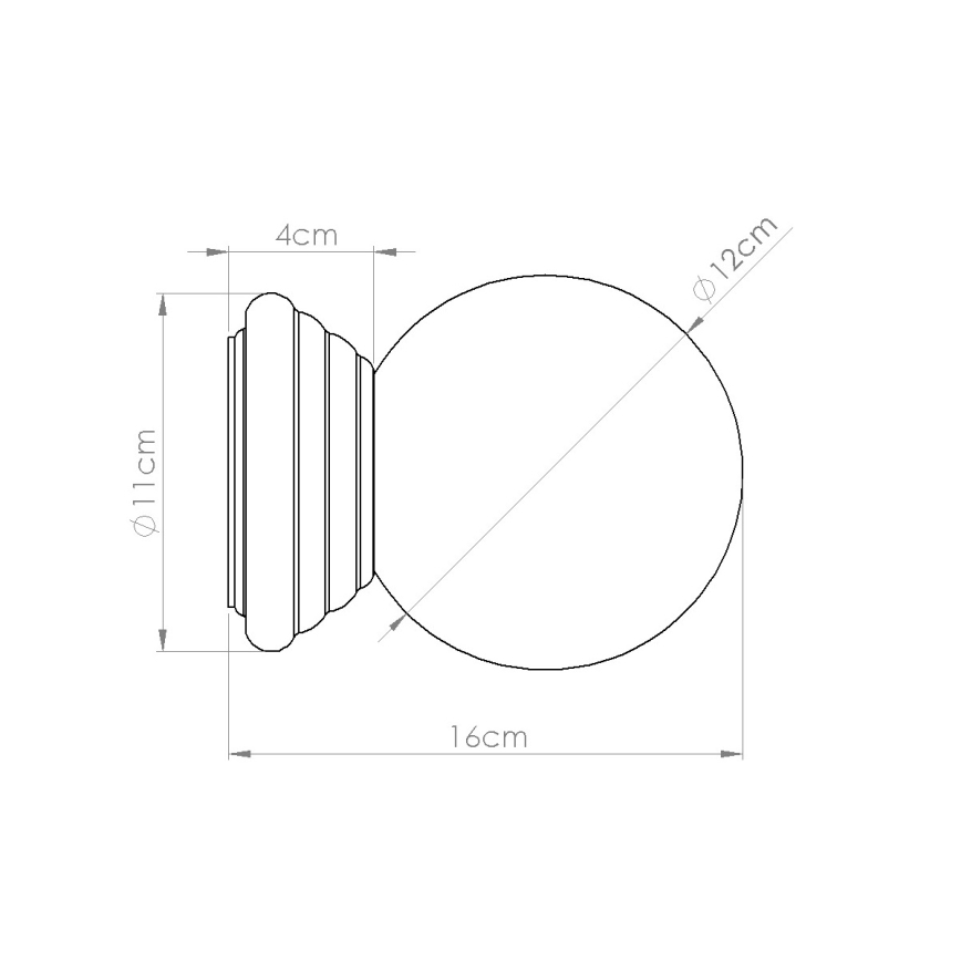 Стенно осветително тяло за баня ZORI 1xG9/8W/230V IP44 жълто