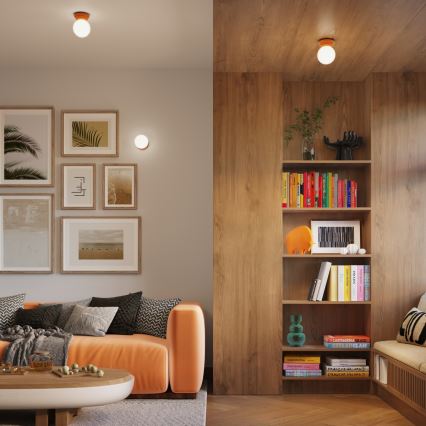 Стенно осветително тяло за баня ZORI 1xG9/8W/230V IP44 оранжево