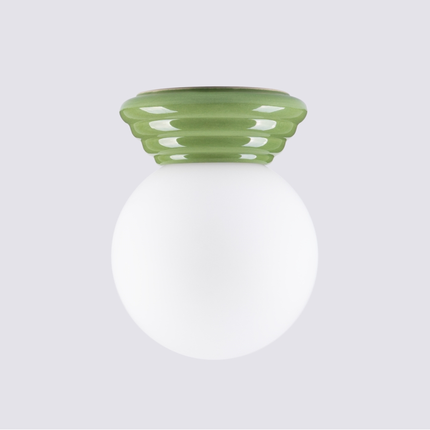 Стенно осветително тяло за баня ZORI 1xG9/8W/230V IP44 зелено