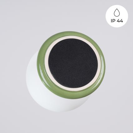 Стенно осветително тяло за баня ZORI 1xG9/8W/230V IP44 зелено