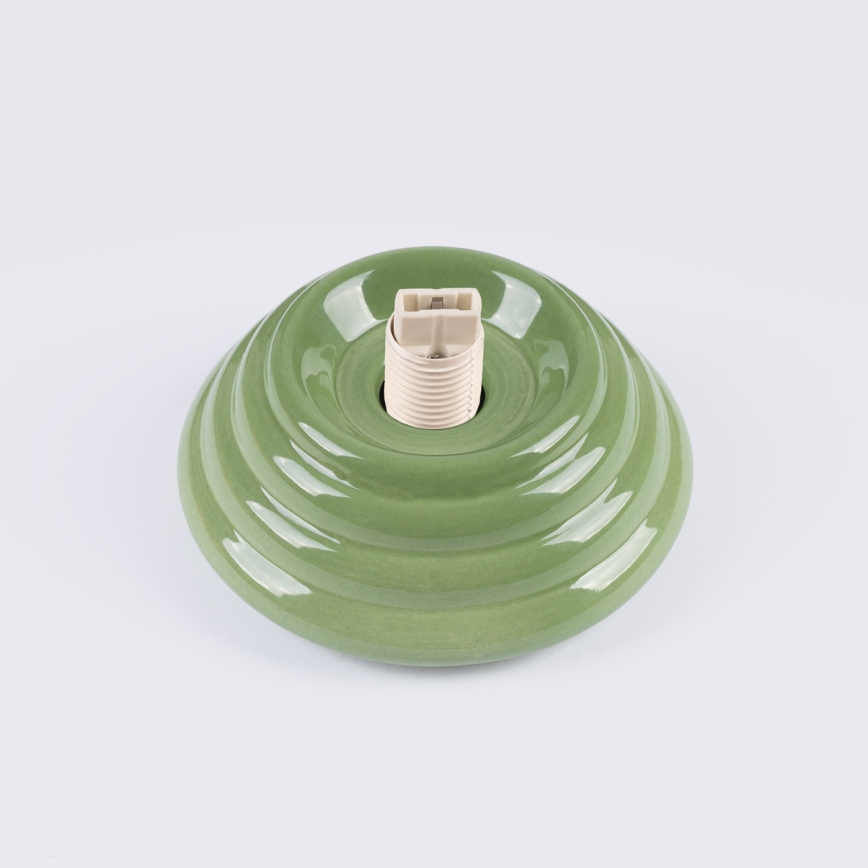 Плафон за баня ZORI 1xG9/8W/230V Ø 12 см IP44 зелен