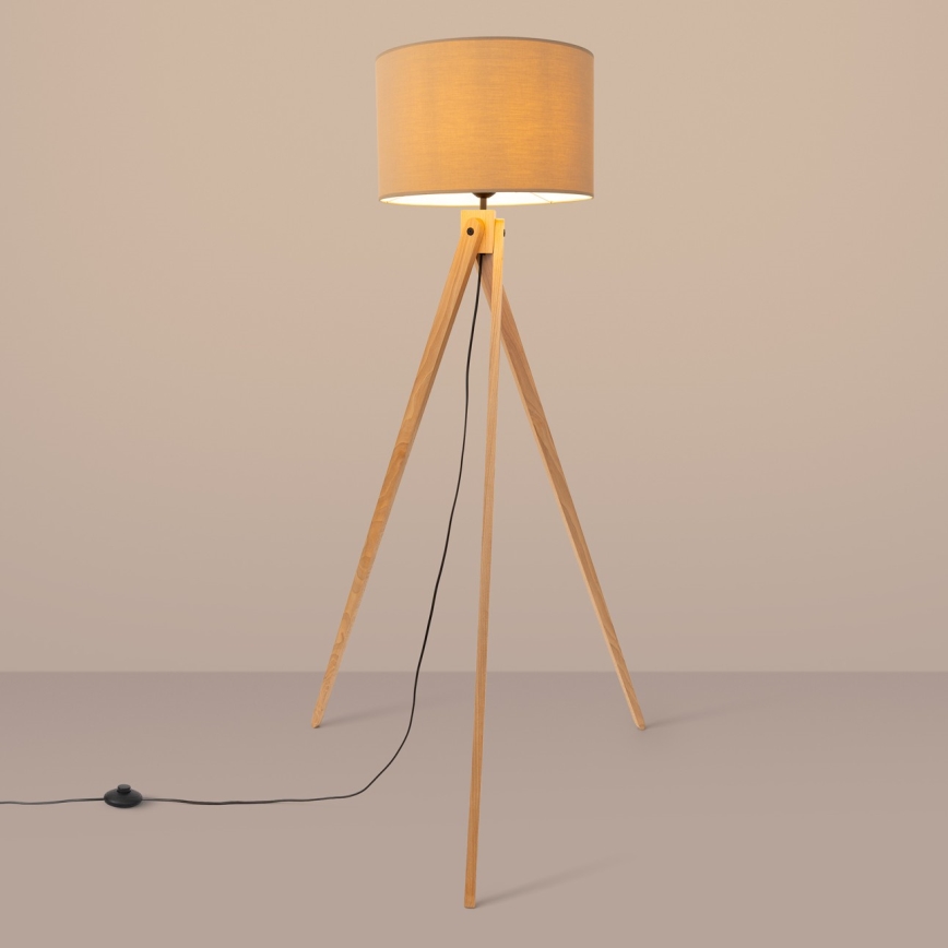 Подова лампа NATT 1xE27/15W/230V таупе