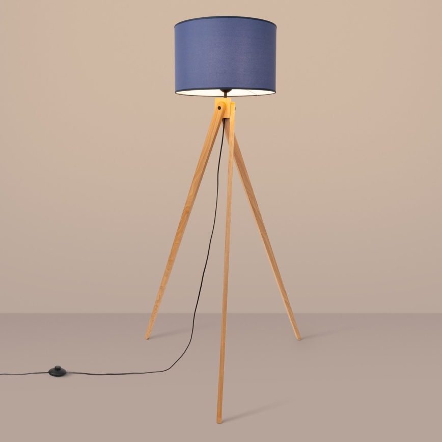 Подова лампа NATT 1xE27/15W/230V синя