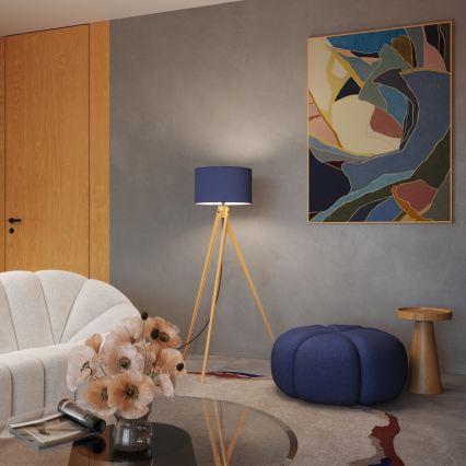 Подова лампа NATT 1xE27/15W/230V синя