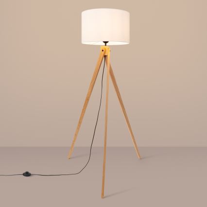 Подова лампа NATT 1xE27/15W/230V бяла