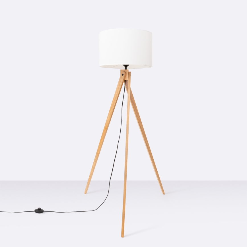 Подова лампа NATT 1xE27/15W/230V бяла