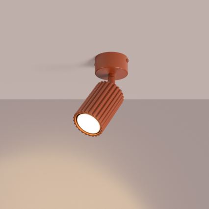 Точково осветително тяло KARBON 1xGU10/10W/230V оранжево