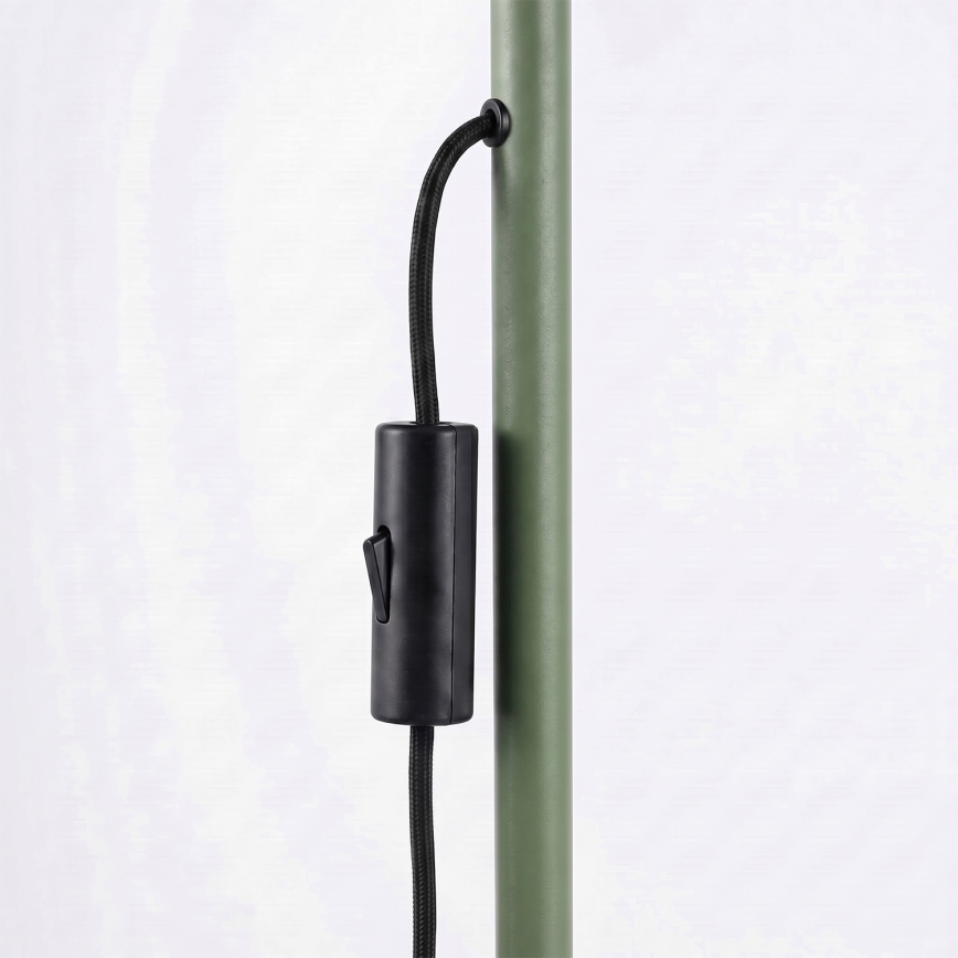 Подова лампа KARBON 3xGU10/10W/230V зелена