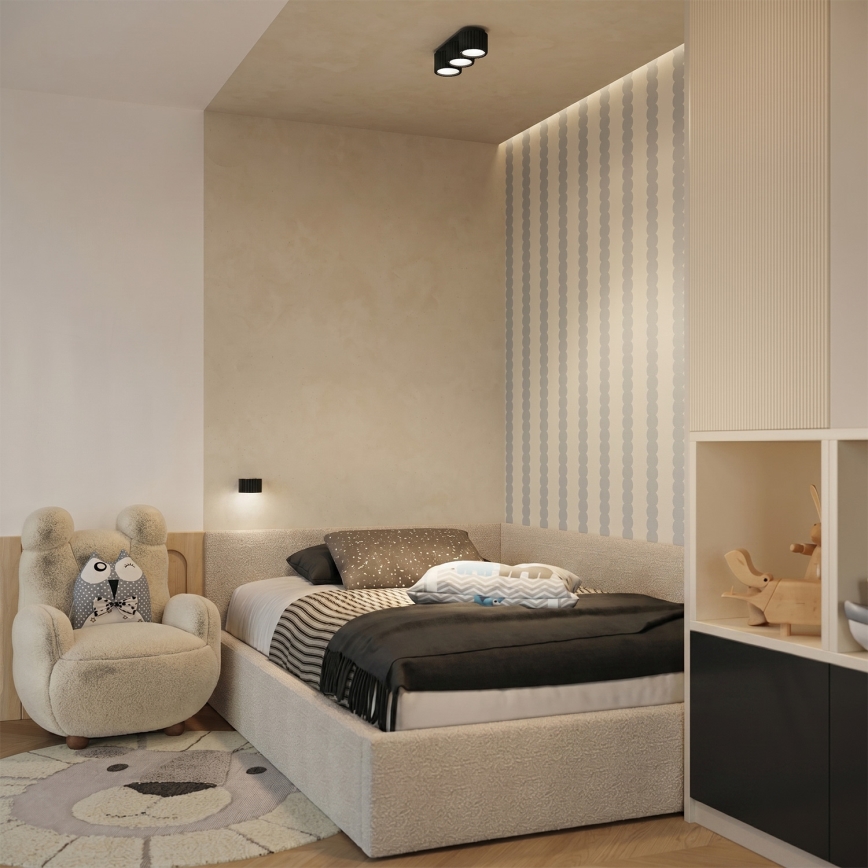 Настенно осветително тяло AURA 1xGX53/10W/230V черно