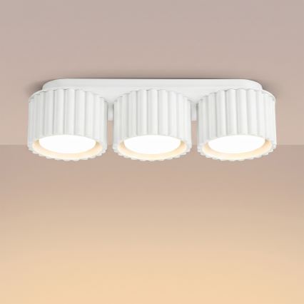 Точково осветително тяло AURA 3xGX53/10W/230V бяло