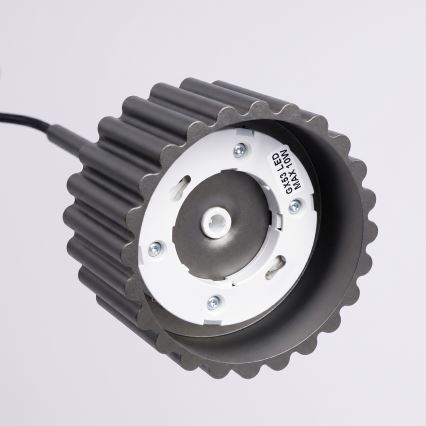Полилей на кабел AURA 1xGX53/10W/230V черен
