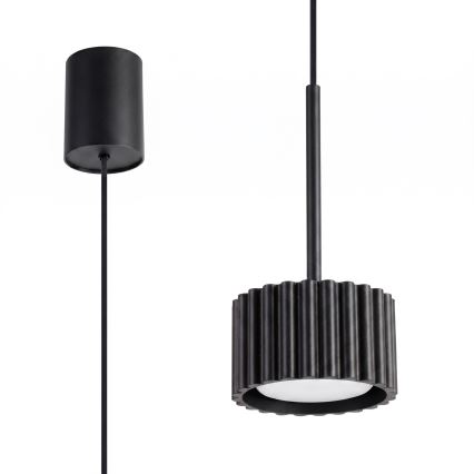 Полилей на кабел AURA 1xGX53/10W/230V черен