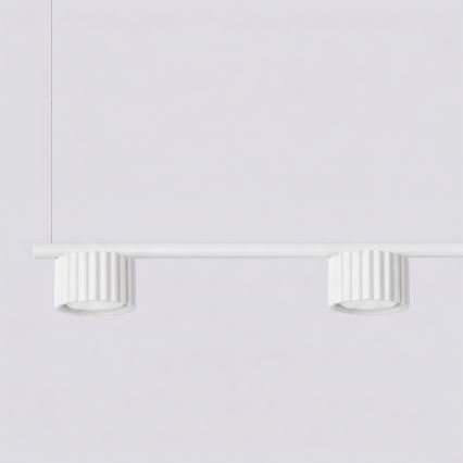 Полилей на кабел AURA 4xGX53/10W/230V бял
