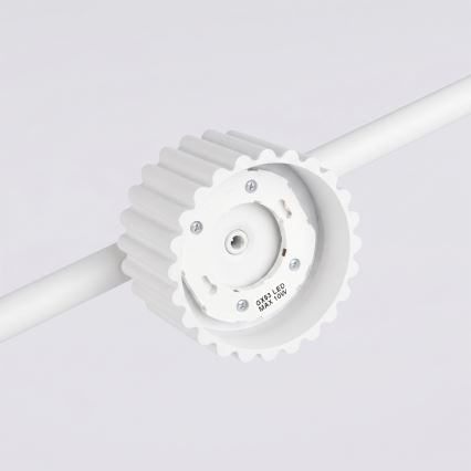Полилей на кабел AURA 4xGX53/10W/230V бял