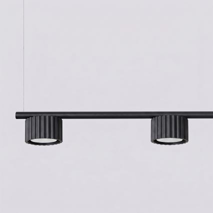 Полилей на кабел AURA 4xGX53/10W/230V черен
