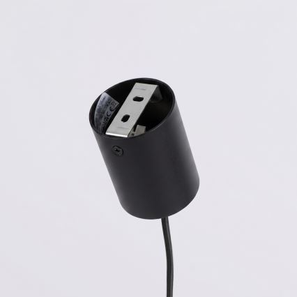 Полилей на кабел AURA 4xGX53/10W/230V черен