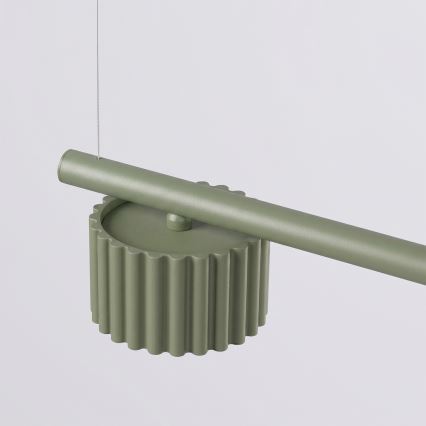 Подвесен полилей AURA на кабел 4xGX53/10W/230V, зелен