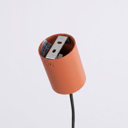 Полилей на кабел AURA 4xGX53/10W/230V червен