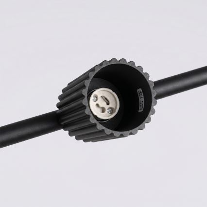 Полилей на кабел KARBON 4xGU10/10W/230V черен
