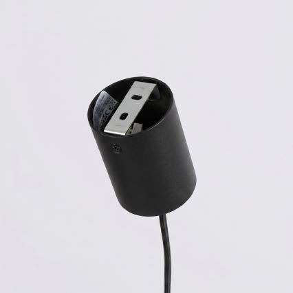 Полилей на кабел KARBON 4xGU10/10W/230V черен