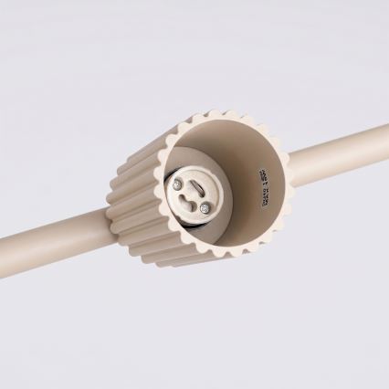 Люстра на кабел KARBON 4xGU10/10W/230V кремава