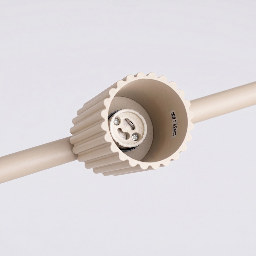 Люстра на кабел KARBON 4xGU10/10W/230V кремава