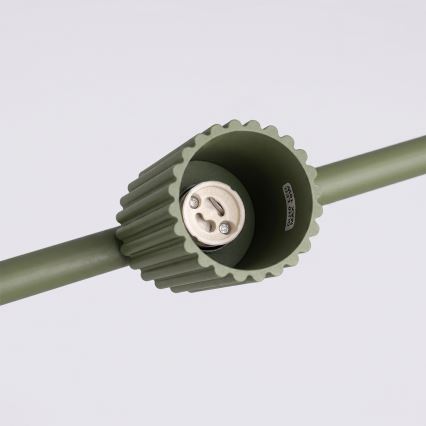 Полилей на кабел KARBON 4xGU10/10W/230V зелен
