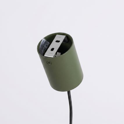 Полилей на кабел KARBON 4xGU10/10W/230V зелен