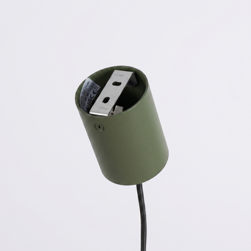 Полилей на кабел KARBON 4xGU10/10W/230V зелен