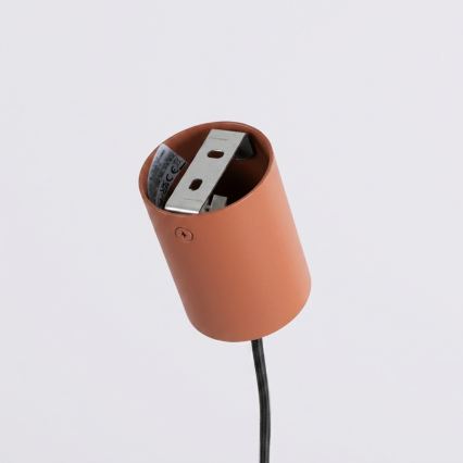 Полилей на кабел KARBON 4xGU10/10W/230V, оранжев